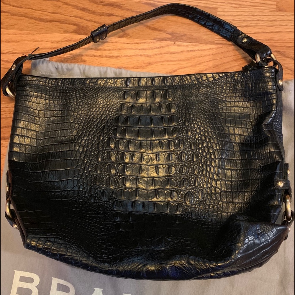 Brahmin Black genuine leather handbag